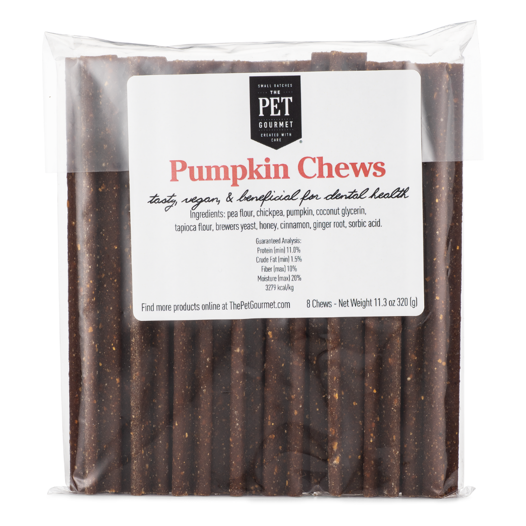 The Pet Gourmet pumpkin and honey chew sticks