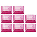 24-42" Pink Wire Dog Crate RED24-42