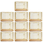 24-42" Copper Gold Wire Dog Crate GLD24/30/36/42