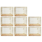 24-42" Copper Gold Wire Dog Crate GLD24/30/36/42