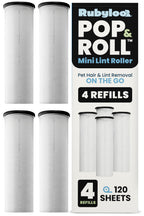 Retractable Mini Lint Roller for Pet Hair with 2 Refills