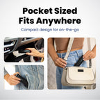 Retractable Mini Lint Roller for Pet Hair with 2 Refills