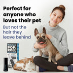 Retractable Mini Lint Roller for Pet Hair with 2 Refills