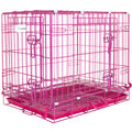 24-42" Pink Wire Dog Crate RED24-42