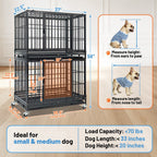 37" Stackable Heavy Duty Dog Kennel 371D08