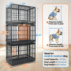 37" Stackable Heavy Duty Dog Kennel 371D08