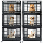 37" Stackable Heavy Duty Dog Kennel 371D08