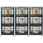 37" Stackable Heavy Duty Dog Kennel 371D08
